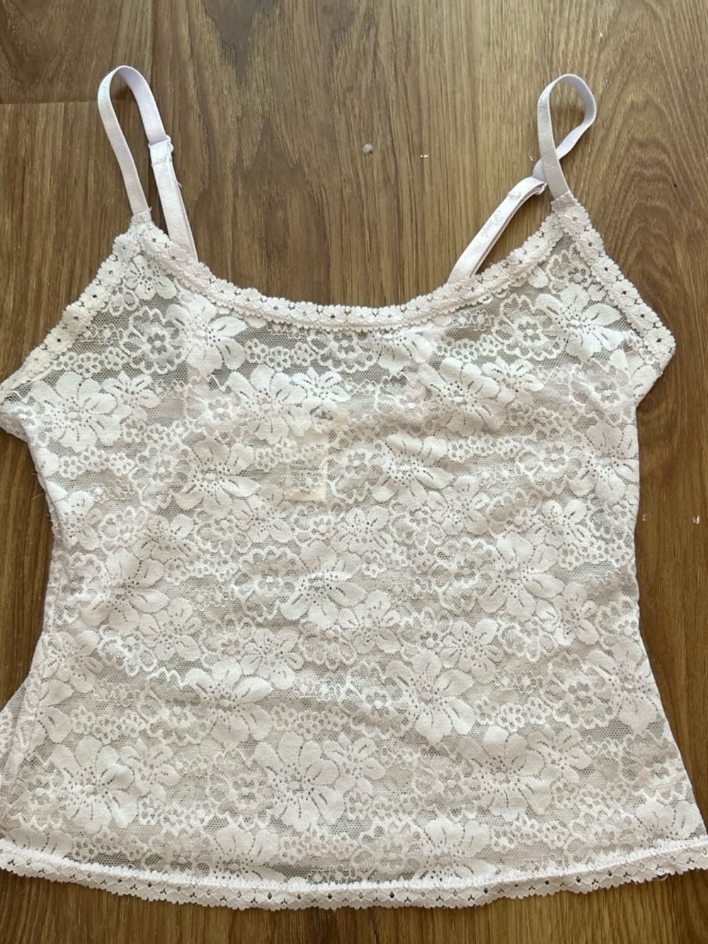 PINK Victoria's Secret Lace Cami in Blush Pink